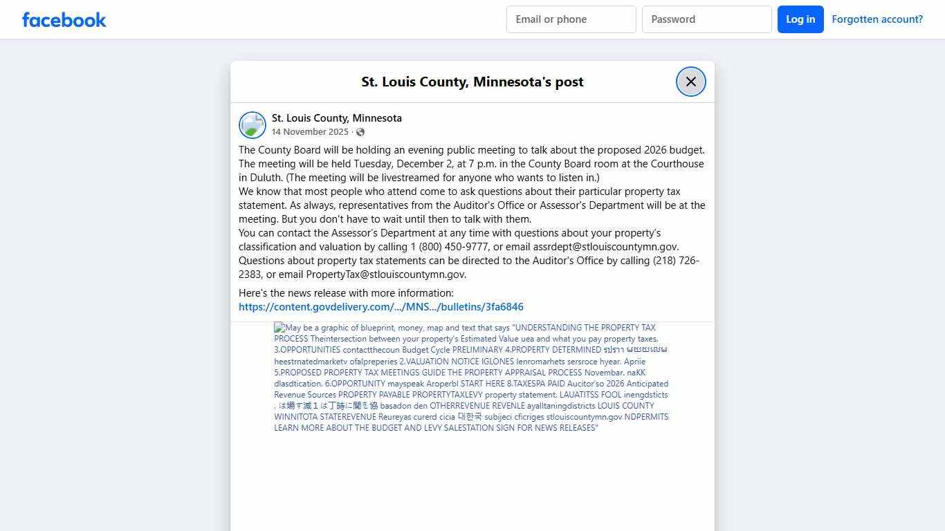The County Board will be... - St. Louis County, Minnesota Facebook