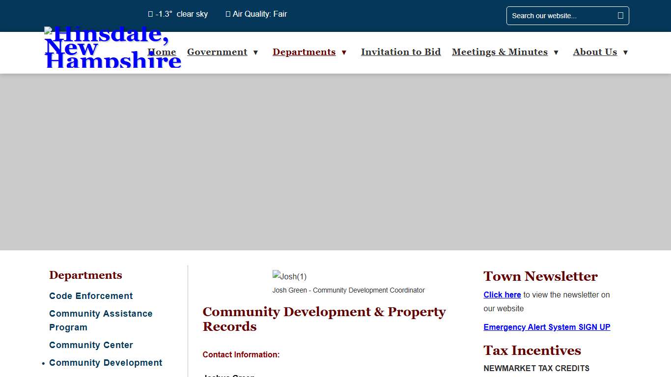 Community Development - Hinsdale, New Hampshire